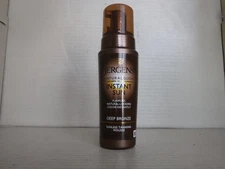 Jergens Natural Glow Instant Sun Sunless Tanning Mousse Deep Bronze 6 fl oz