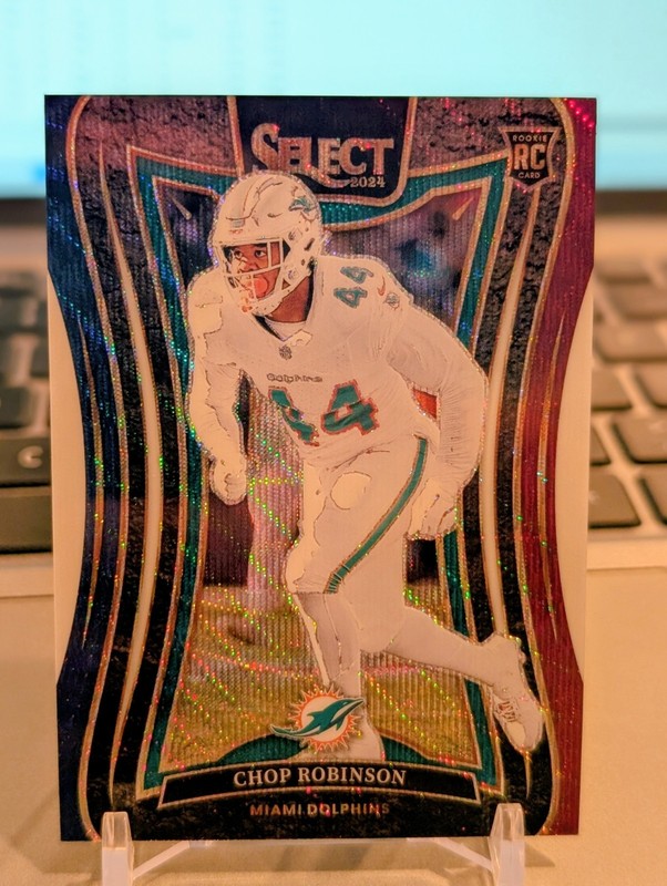 2024 Panini Select - Suite Level Chop Robinson #343 Tri-Color Prizm /149 (RC)