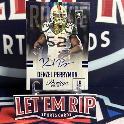 2015 Panini Prestige Extra Points DENZEL PERRYMAN #227 Rookie Auto