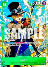 Sabo RARE 3RD ANNIVERSARY PROMO ALT ART OP09-027 ONE PIECE TCG NM