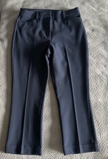 EXPRESS Womens Navy Blue Barely Boot Stretch High Rise Columnist 6S Pants
