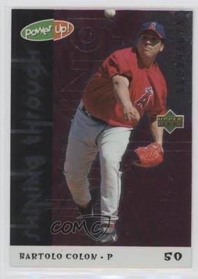 2004 Upper Deck Power Up! Shining Through Bartolo Colon #ST-86 2h0