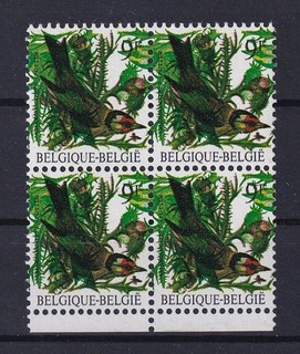 [TM11090] Belgium N°2190 Cu (spectacular misprint) Buzin Birds MNH SUPERB