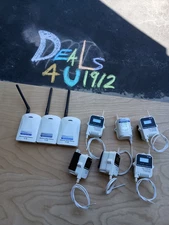 Micro DAQ RTR-502 Temp Thermo-Recorder 6 and 3 Wireless Base Stations Lot of 9