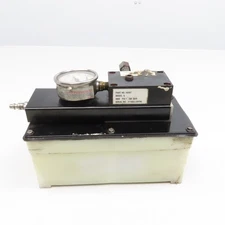 Hydac 100987 Model G Air Powered Hydraulic Pump Single Stage 4800PSI
