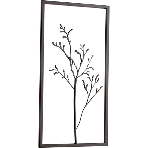 Cyan Design 10526 Arbre Trois Graphite Wall Décor, Trois - Picture 1 of 4
