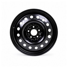 One 17 Inch Black Steel Wheel Rim 17x7 5x114.3 5lug 50et 67.1cb Direct Fit Qy