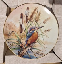 Kingfisher Plate From Colourful Bird Of Britain's Heritage Hamilton Collection