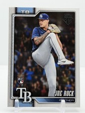 2026 Topps #134 Joe Rock RC Tampa Bay Rays