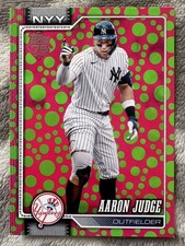 Aaron Judge 2025 Topps Pink Green Foil + Titans of the Game Lot Yankees (both)