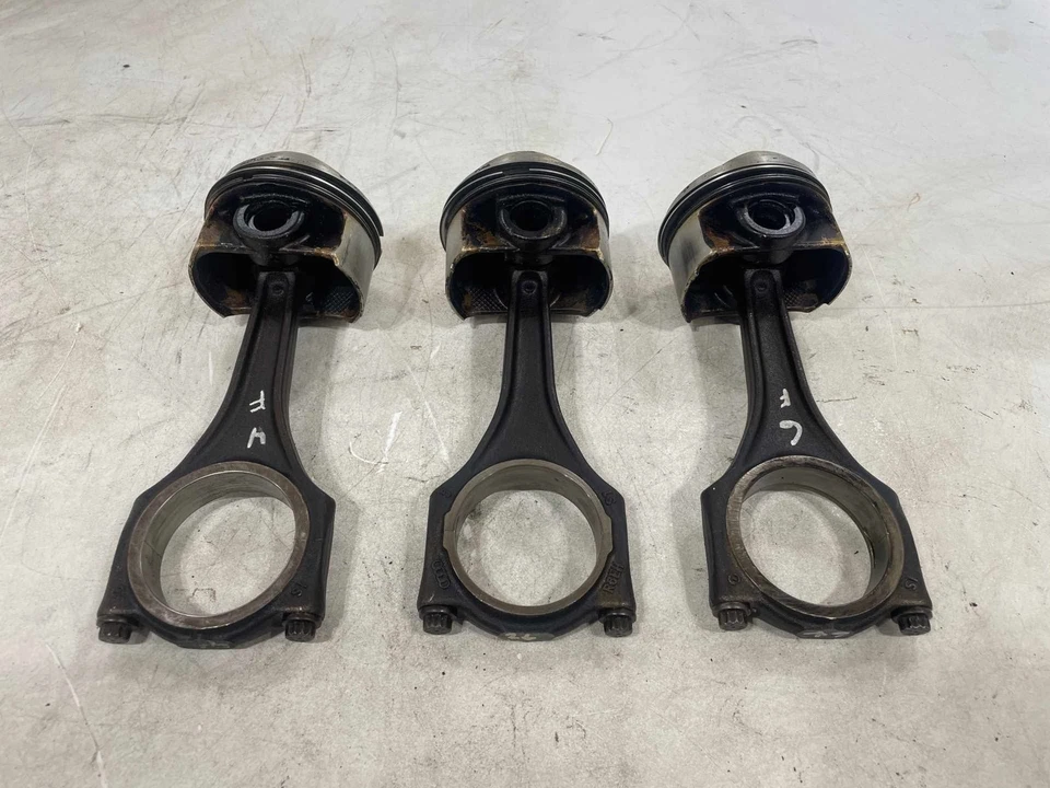 Se adapta a AUDI Q7 2011-2015 3,0 L V6 motor pistón con juego de 3 bielas OEM Foto 2 de 4