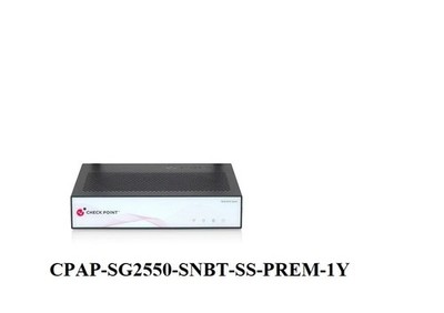 Check Point 2550 firewall +1 year SNBT subscription CPAP-SG2550-SNBT-SS-PREM-1YR