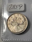 1937 CANADA 25 CENT SILVER QUARTER - VERY NICE CONDITION -