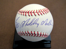 BILL MADLOCK MADDOG WSC PITTSBURGH PIRATES SIGNED AUTO OML BASEBALL JSA BEAUTY