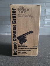PAMPERED CHEF DELUXE MANUAL ROTARY CHEESE GRATER #1275 used IN BOX!!