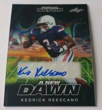 Kedrick Reescano 2025 Leaf Nation A New Dawn Black Auto 1/1 Arizona Wildcats 👀⭐