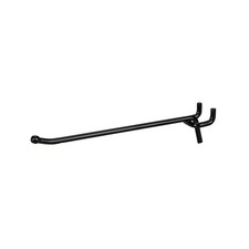 Presa Heavy Duty Black Steel Peg Board Shelving Hooks, 6-Inch, 50-Pack 6 Inch