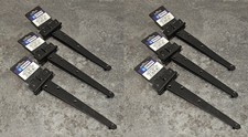 6 x Carlisle Brass ITH229BLK/BP 229mm EXB Light Tee Hinge Pair