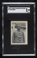 1936 Ed Haas Die Sieger Der Oylmpiade Berlin Jesse Owens #7 SGC 1 04le