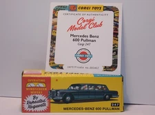 CORGI TOYS 247 MERCEDES-BENZ 600 PULLMAN WITH WORKING WIPERS CMC REISSUE IN BOX