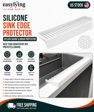 Silicone Sink Edge Protectors Splash Guard Drain Protector Kitchen Sink