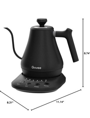 Govee Smart Electric Kettle, WiFi Variable Temperature Gooseneck Pour Over Kettl