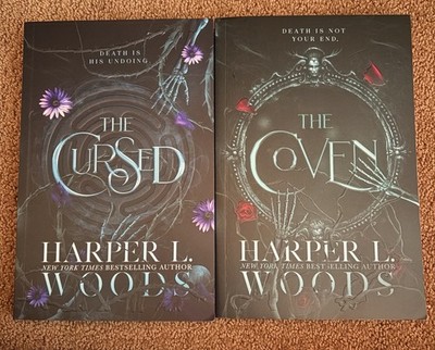 The Coven & The Cursed by Harper L Woods HC Limited Special Editions Sprayed
