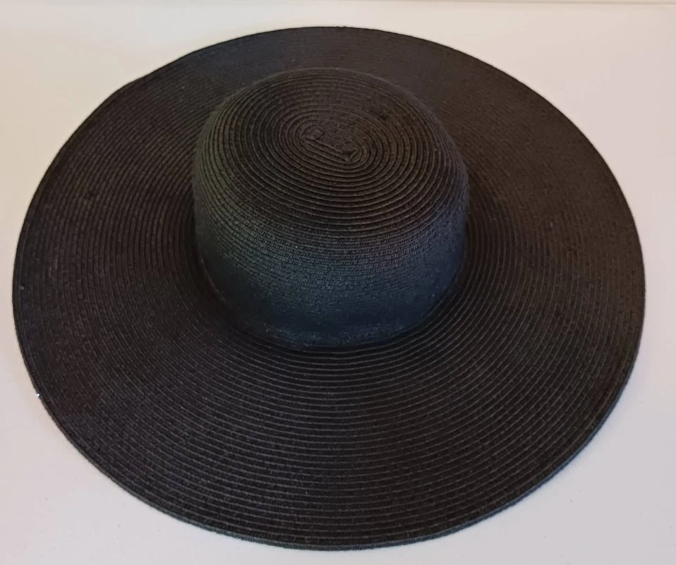 Scala Collezione wide brim hat Black