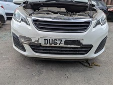 PEUGEOT 108 MK1 3DOORS ACTIVE 2017 FRONT BUMPER IN LIPPIZZAN WHITE KWD *REPAIR