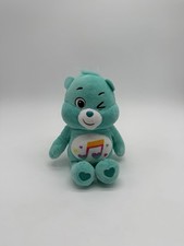 Care Bears Heartsong Blue Aqua Music Note Plush Stuffed Animal Toy 10" Basic Fun