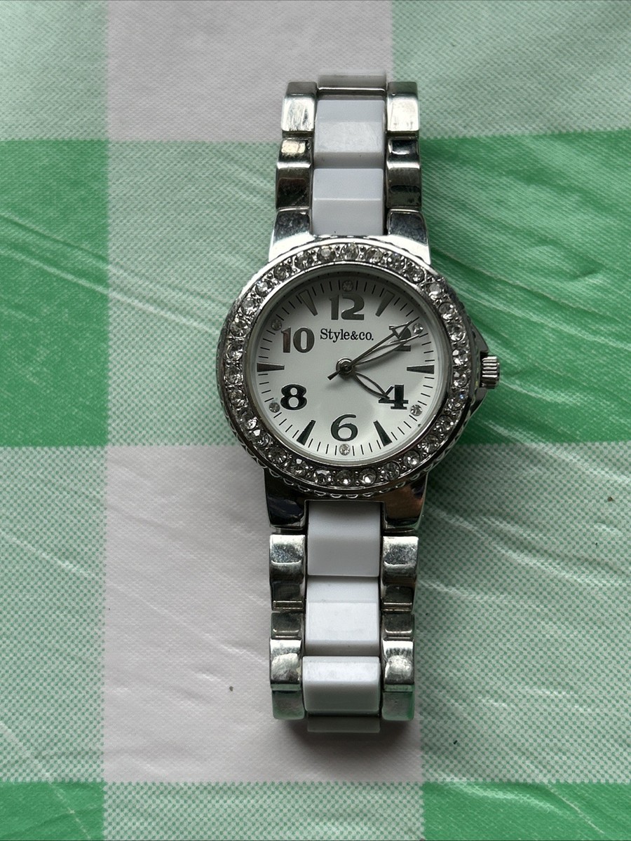 Style & Co Silver And White Tone Women display picture 1