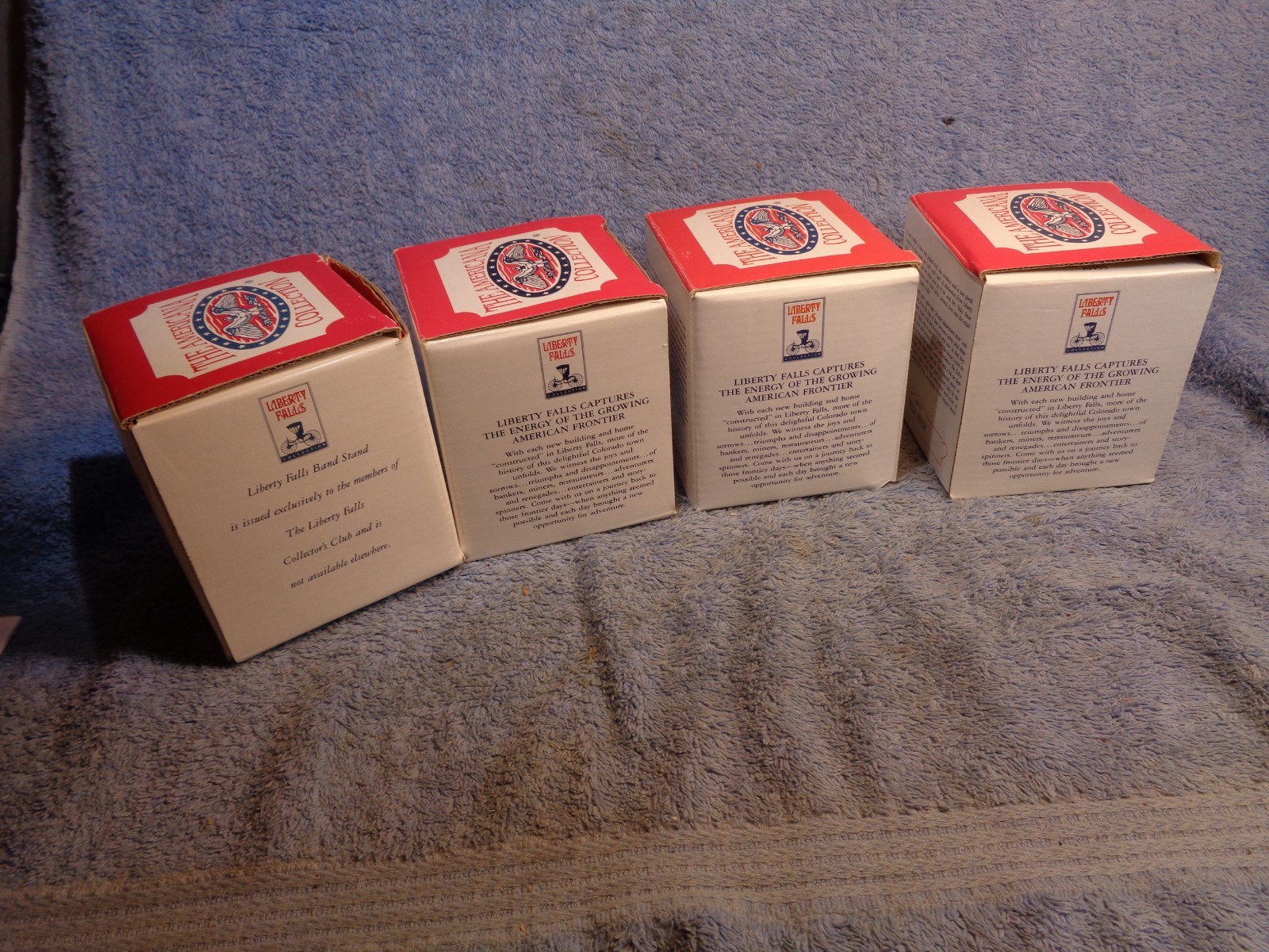 Vtg 1994 Liberty Falls Americana Collection Village 4 Lot Tully Band ...