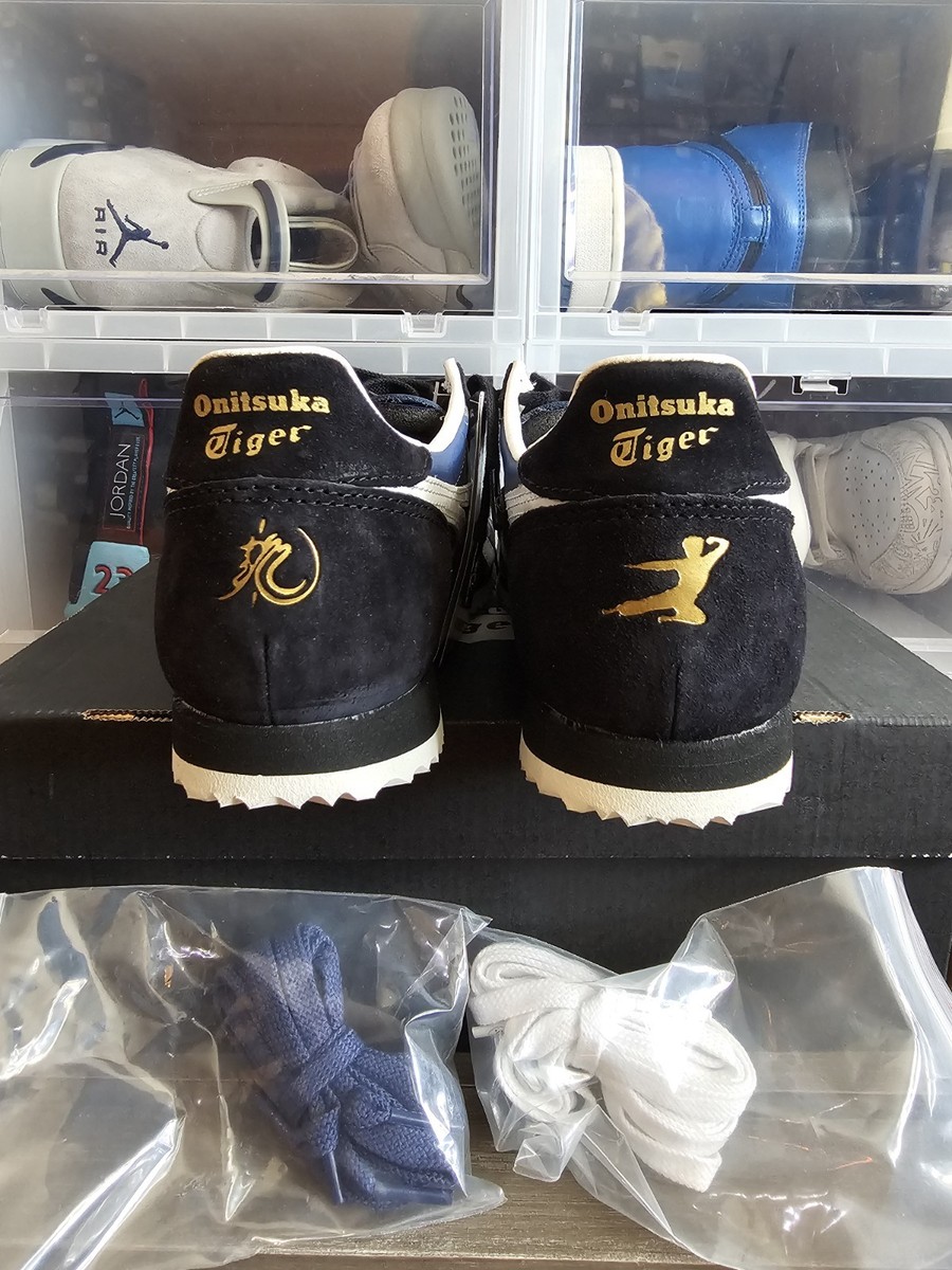 Brand new Onitsuka Tiger Bruce Lee shoes size 5.5 Blue Gold Dragon