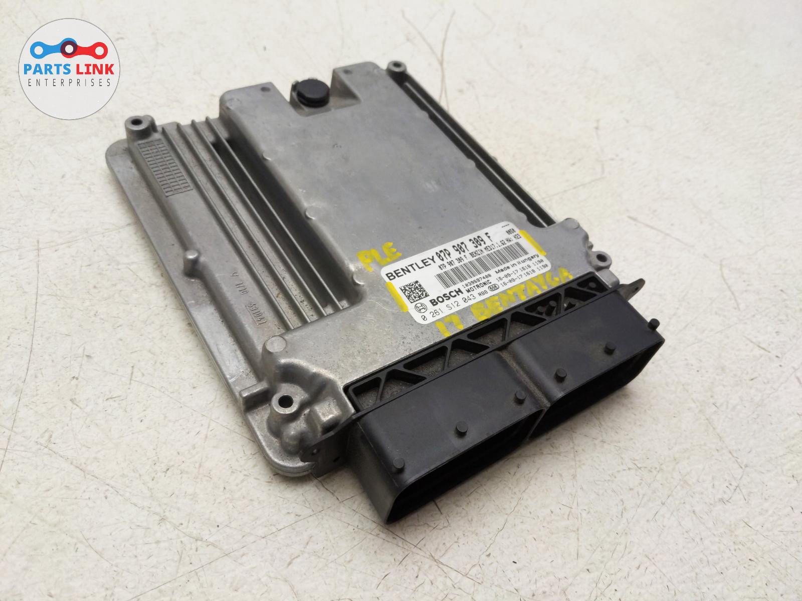 2016-20 BENTLEY BENTAYGA ECU ECM ENGINE MOTOR CONTROL MODULE UNIT BRAIN 6.0L
