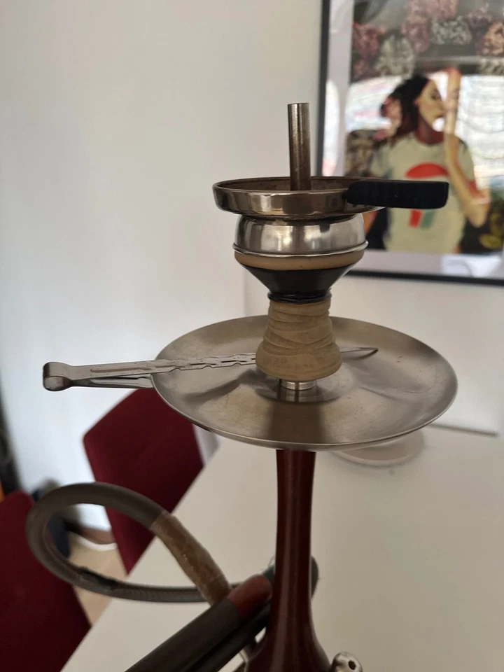 Wookah Classic Walnut/Walnuss + Lederschlauch & Walnussholz Mundstück - Bild 2 von 4