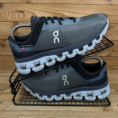 On Running Turnschuhe Damen Größe UK 5,5 Cloudflow 4 grau schwarz Schweizer Fitnessschuhe