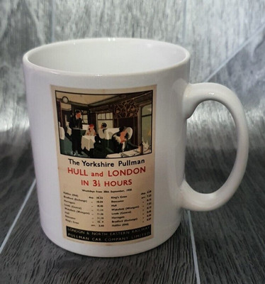 Train Mug Tasse The Yorkshire Pullman - Schildtafeln - guter Zustand