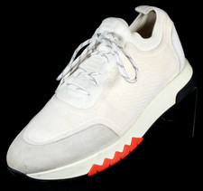 Zapatillas con cordones HERMES blancas elásticas de punto y gamuza ADDICT 39