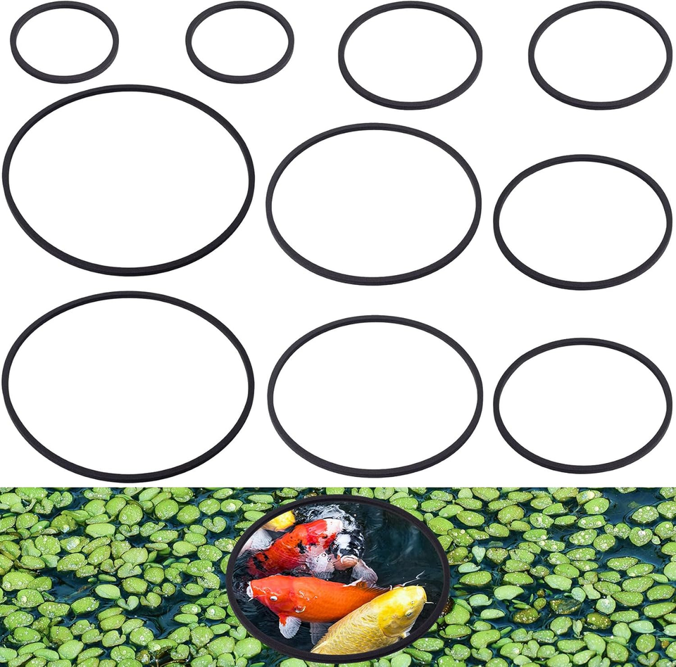 Eva Foam Plant Barriers 10-Piece Floating Aquarium Plant Corrals - EVA Foam Feeding Rings For Betta & Goldfish Tanks Floating Plant Corral For Fish Tank