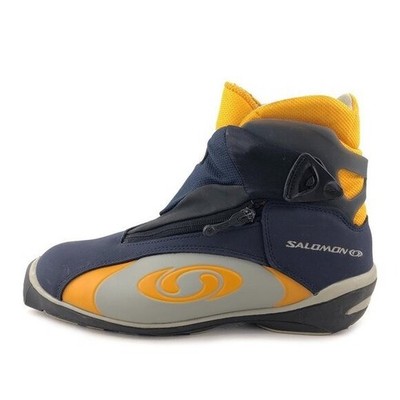 Salomon SNS Profil Cross Country Ski Boots Mens Size 8.5 EUR 42 Nordic XC Navy