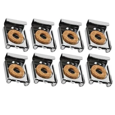 8 Pcs Metal Mirror Clips Spring Loaded Glass Fixing Mount Brackets