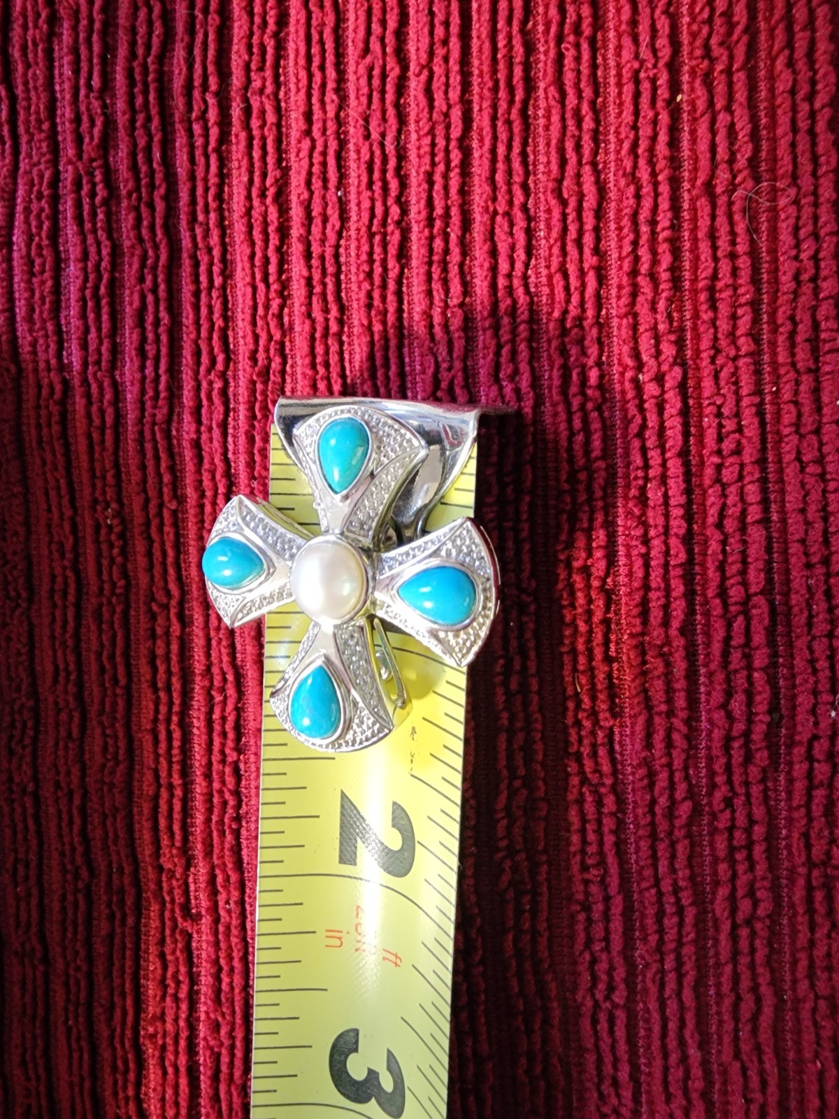 Affinity CROSS Signed EA 925 Turquoise Pearl Marc… - image 4