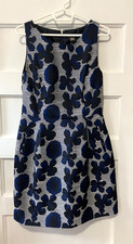 Fit & Flare Dress M Size 8 Women's Medium Tommy Hilfiger Preppy Floral Pockets