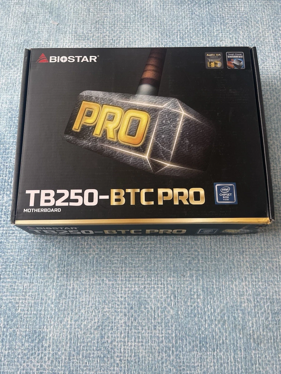 未使用BIOSTAR ATXマザーボード TB250-BTC+ biostar tb250 BIOSTAR TB250-BTC+ 未使用