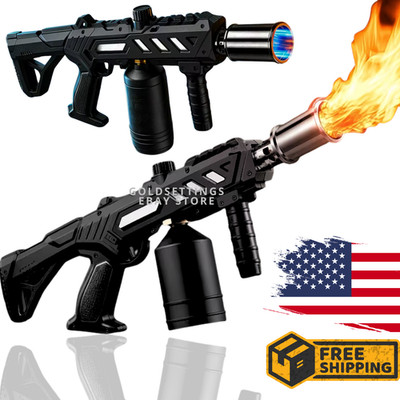 Powerful Propane Torch Gun, Adjustable Flame Thrower Gun, Kitchen Torch with ...