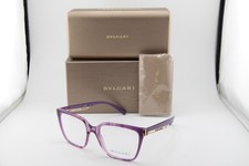 NEW BVLGARI BV 4208 5508 PURPLE HORN GOLD EYEGLASSES FRAMES 54-19