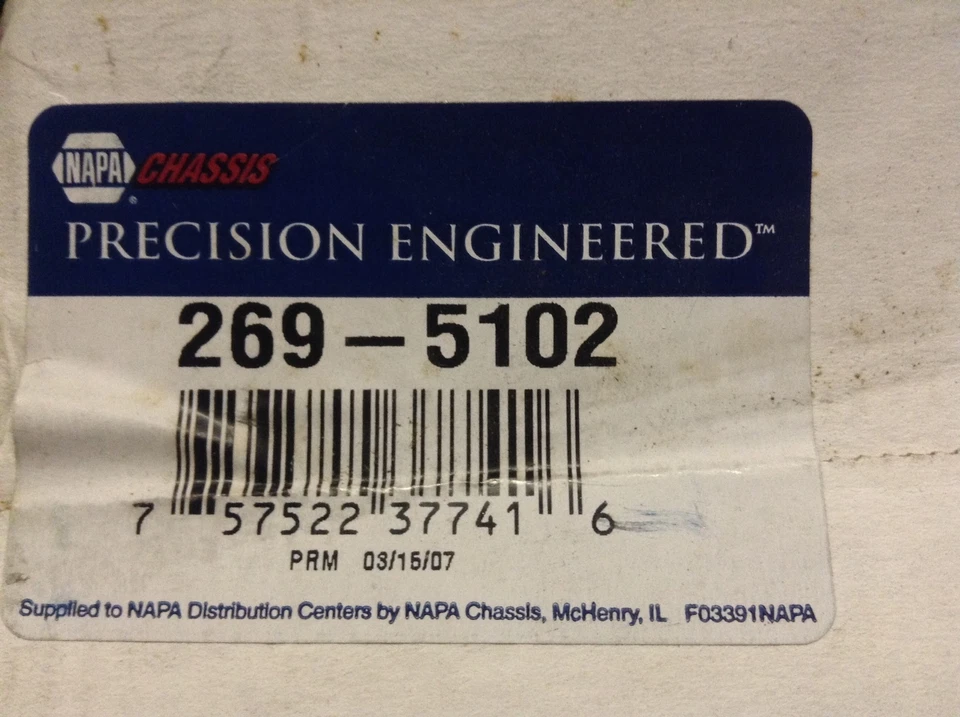 NEW NAPA 269-5102 Steering Tie Rod End Foto 2 de 4