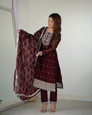 Premium Embroidered Kurta Set   Ready to Wear, Fully Stitched Dress