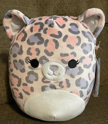 Squishmallows 7'' Dallas The Leopard Plush KellyToy BNWT
