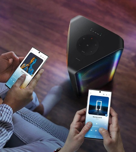 Samsung MX-ST40B Sound Tower 160W Bluetooth Tragbarer Partylautsprecher - Gebraucht - Bild 5 von 9